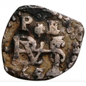 Аверс монеты Боливия, ½ реала, 1652-1666