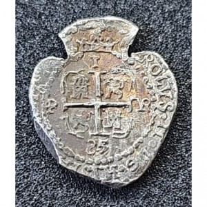 Аверс монеты Боливия, 1 реал, 1667-1701