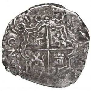 Реверс монеты Боливия, 2 реала, 1598-1621