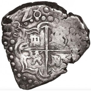 Реверс монеты Боливия, 2 реала, 1622-1652
