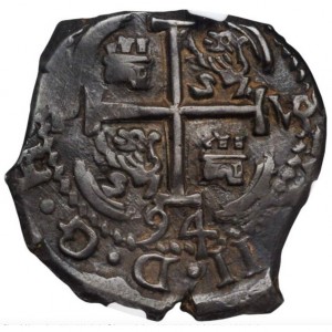 Аверс монеты Боливия, 2 реала, 1667-1701