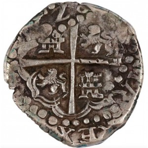 Реверс монеты Боливия, 4 реала, 1626-1651