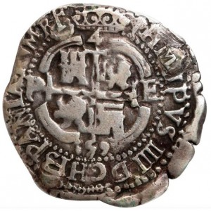 Аверс монеты Боливия, 4 реала, 1652-1666