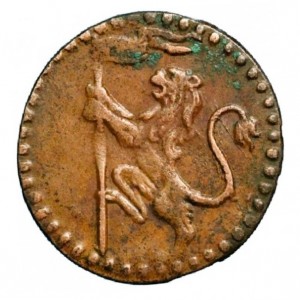 Аверс монеты Болонья, 1 кваттрино, 1741-1758