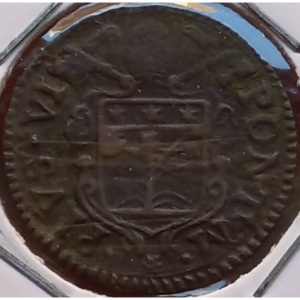 Аверс монеты Болонья, 1 кваттрино, 1779-1784