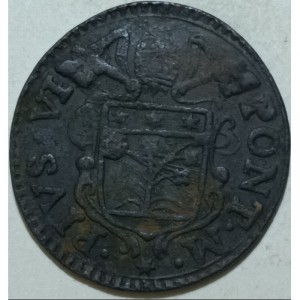 Аверс монеты Болонья, 1 кваттрино, 1784