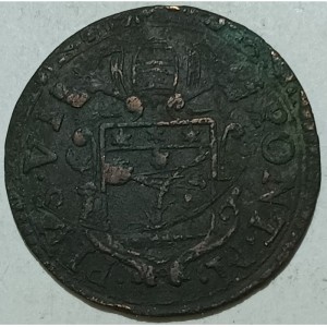 Аверс монеты Болонья, 1 кваттрино, 1784