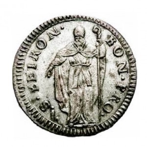 Реверс монеты Болонья, 2 болоньино, 1778-1796