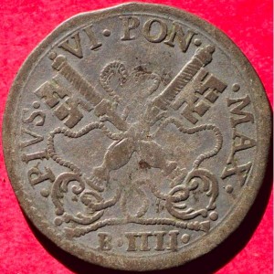 Аверс монеты Болонья, 4 болоньино, 1778