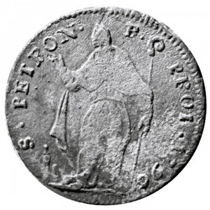 Реверс монеты Болонья, 4 болоньино, 1778-1796