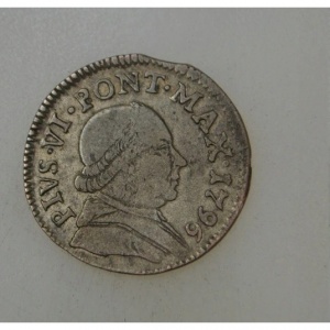 Аверс монеты Болонья, 4 болоньино, 1796