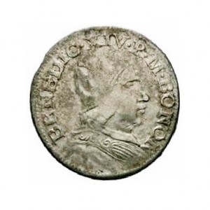 Аверс монеты Болонья, 12 болоньино, 1743-1754