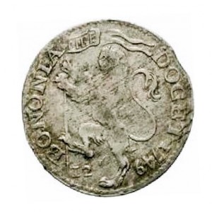 Реверс монеты Болонья, 12 болоньино, 1743-1754