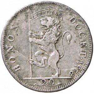 Аверс монеты Болонья, 20 болоньино, 1778-1780