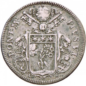 Реверс монеты Болонья, 20 болоньино, 1778-1780