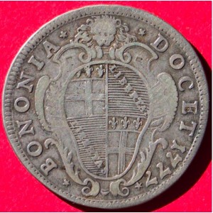 Реверс монеты Болонья, 30 болоньино, 1777-1792