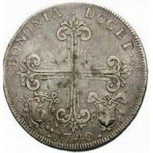 Реверс монеты Болонья, 1 скудо, 1740