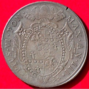 Аверс монеты Болонья, 1 скудо, 1777-1780
