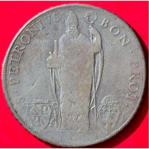 Реверс монеты Болонья, 1 скудо, 1777-1780