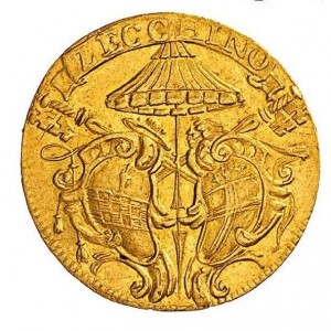 Аверс монеты Болонья, 1 цехин, 1737-1738