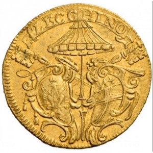 Аверс монеты Болонья, 1 цехин, 1746