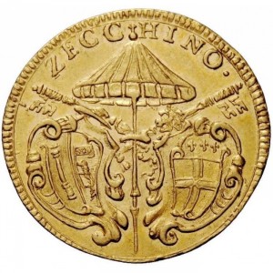 Аверс монеты Болонья, 1 цехин, 1771