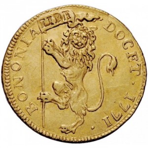 Реверс монеты Болонья, 1 цехин, 1771