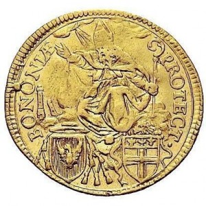 Реверс монеты Болонья, 1 цехин, 1778-1787