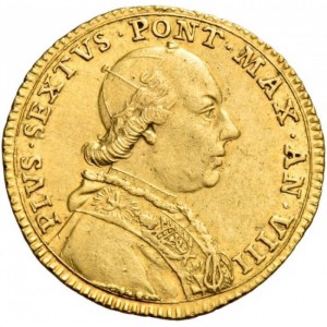 Аверс монеты Болонья, 1 цехин, 1782