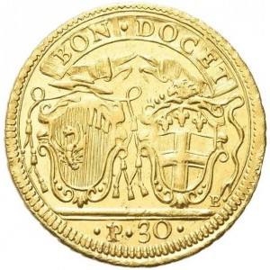 Реверс монеты Болонья, 1 доппия, 1778-1785