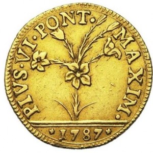 Аверс монеты Болонья, 1 доппия, 1786-1792