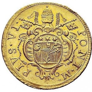 Аверс монеты Болонья, 2 цехина, 1786-1787