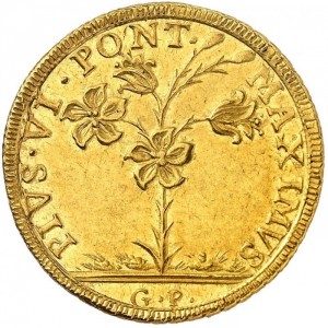 Аверс монеты Болонья, 2 доппии, 1786-1787