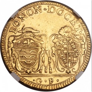 Реверс монеты Болонья, 2 доппии, 1786-1787