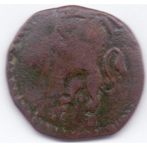 Аверс монеты Болонья, 1 кваттрино, 1663-1667