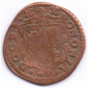 Аверс монеты Болонья, ½ болоньино, 1690-1691