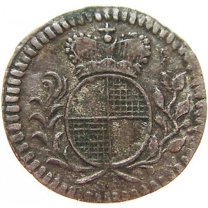 Аверс монеты Бранденбург-Ансбах, 1 пфенниг, 1779-1786