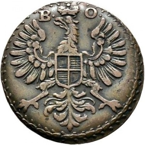 Аверс монеты Бранденбург-Ансбах, 1½ пфеннига, 1752