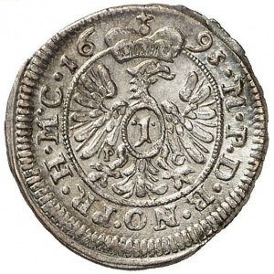 Реверс монеты Бранденбург-Ансбах, 1 крейцер, 1693-1702