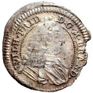 Аверс монеты Бранденбург-Ансбах, 1 крейцер, 1717-1722