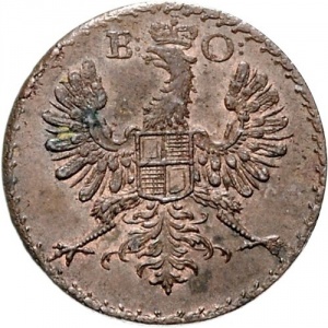 Аверс монеты Бранденбург-Ансбах, 4 пфеннига, 1752