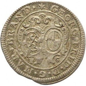 Аверс монеты Бранденбург-Ансбах, 4 крейцера, 1695-1696