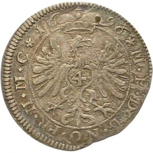Реверс монеты Бранденбург-Ансбах, 4 крейцера, 1695-1696