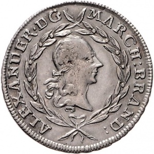 Аверс монеты Бранденбург-Ансбах, 20 крейцеров, 1765-1787