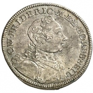 Аверс монеты Бранденбург-Ансбах, ⅙ талера, 1756