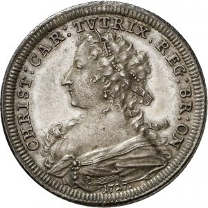 Аверс монеты Бранденбург-Ансбах, ¼ талера, 1727