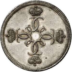 Реверс монеты Бранденбург-Ансбах, ¼ талера, 1727