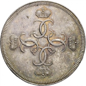 Реверс монеты Бранденбург-Ансбах, ½ талера, 1726