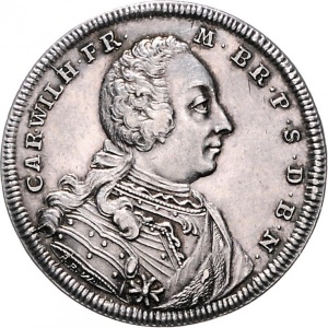 Аверс монеты Бранденбург-Ансбах, ½ талера, 1746