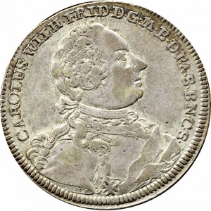 Аверс монеты Бранденбург-Ансбах, ⅔ талера, 1752-1753